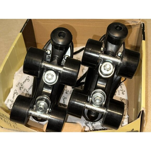 Sure-Grip Malibu Unisex Roller Skates Black NIB Mens 1 / Womens 2 - Picture 5 of 16